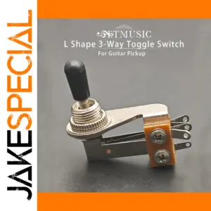 L-Shaped 3-Way Guitar Toggle Switch Set