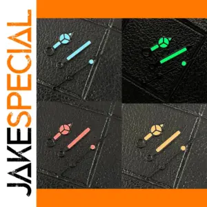 Green Luminous Watch Hands Set for NH35/36, 4R, 7S