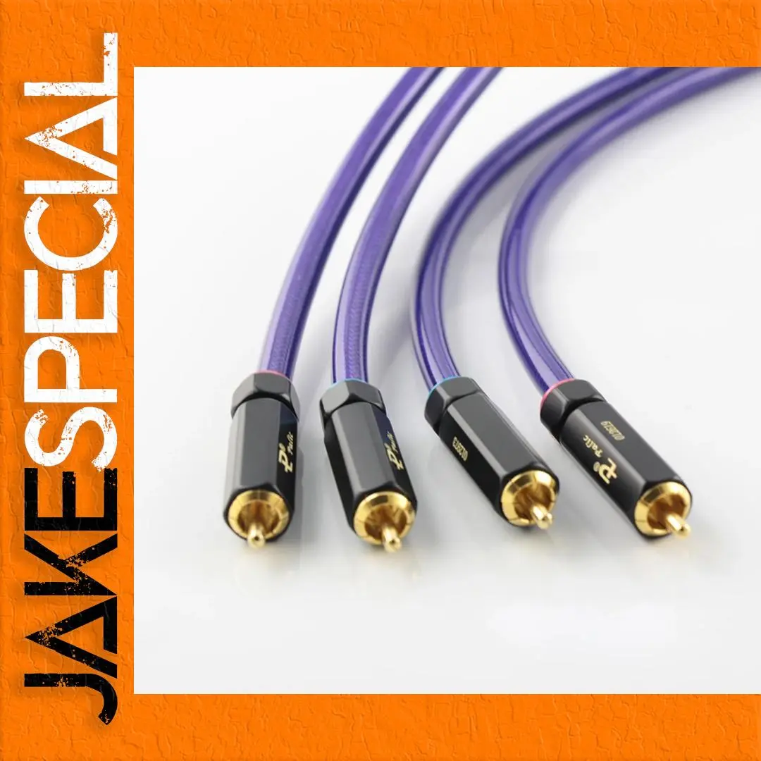 Premium Purple RCA Audio Cable 3m 1 Premium Purple RCA Audio Cable 3m