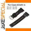Black Rubber Strap for BABY-G Models BA110-130
