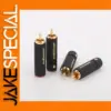 Premium Gold-Plated RCA Connectors Pack of 4