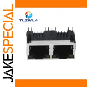 Shielded RJ45 Network Socket with LED Indicator