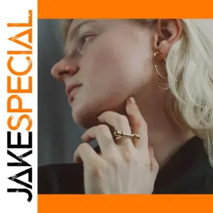 Stainless Steel Geometric Horseshoe Ring