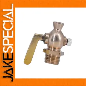 Brass Drain Petcock for Fluid Control