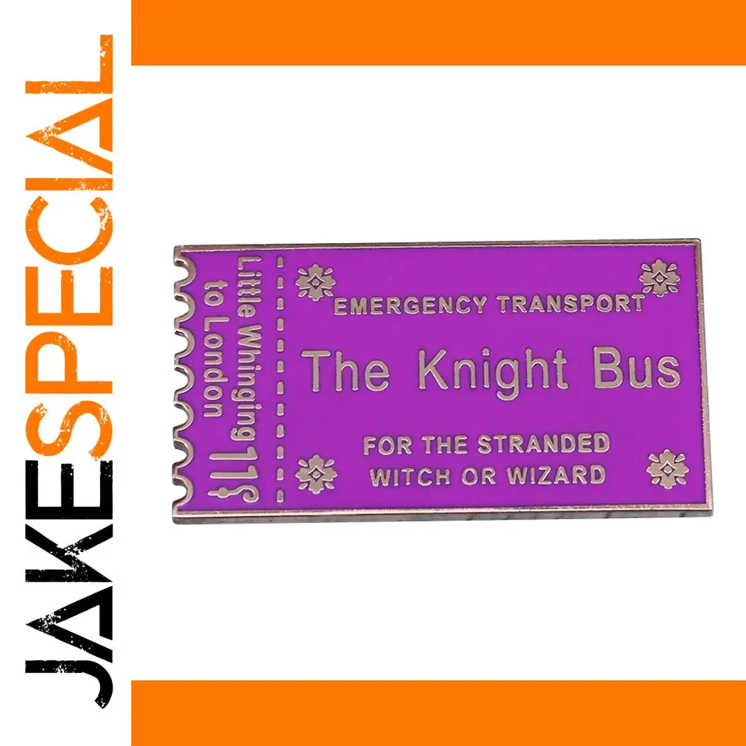 Harry Potter Knight Bus Ticket Lapel Pin 1 Harry Potter Knight Bus Ticket Lapel Pin
