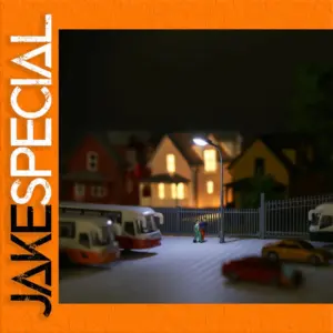 N Scale Metal Street Lamps with Bright LEDs