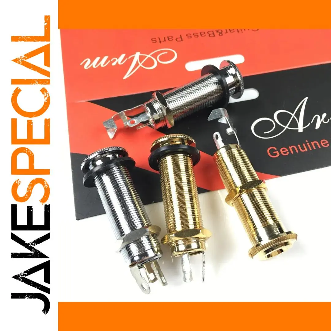 Stereo Long-Threaded Output Jack for Guitars 1 Stereo Long-Threaded Output Jack for Guitars