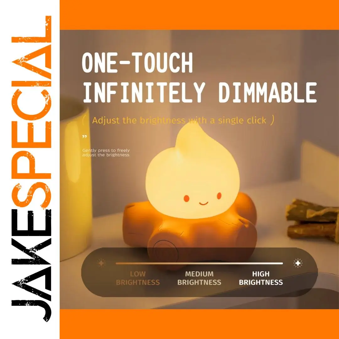 Campfire Animal Night Light with Adjustable Brightness 1 Campfire Animal Night Light with Adjustable Brightness