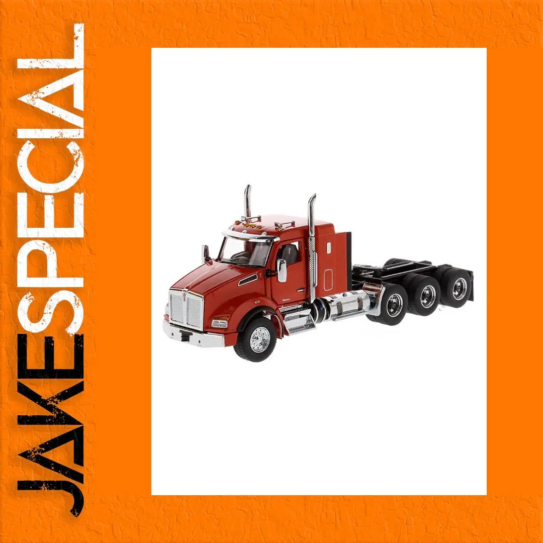 Red Kenworth T880S Diecast Model 1:50 Scale 1 Red Kenworth T880S Diecast Model 1:50 Scale