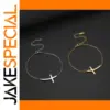 Elegant Stainless Steel Cross Charm Bracelet for Women