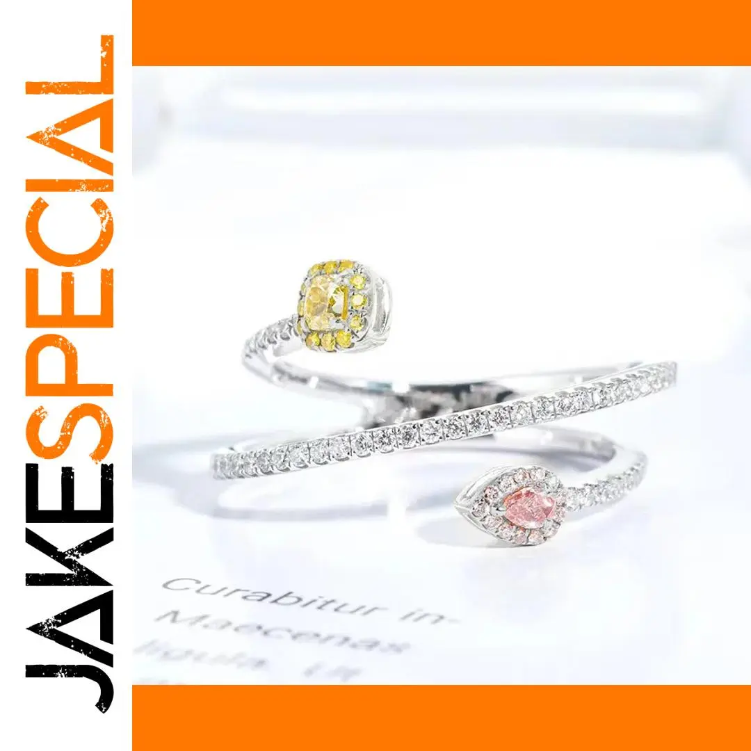 Sterling Silver Snake Ring with Zirconia 1 Sterling Silver Snake Ring with Zirconia