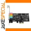PCI-E 1X Sound Card with 5.1 Surround Sound
