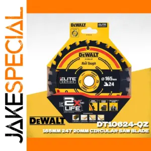 DEWALT 165mm Professional Saw Blade with 24 Teeth