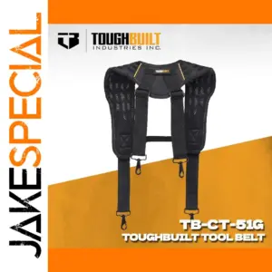 Durable Nylon Tool Belt with GelFit Suspenders