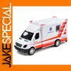 Realistic Mini Alloy Ambulance Model for Collectors