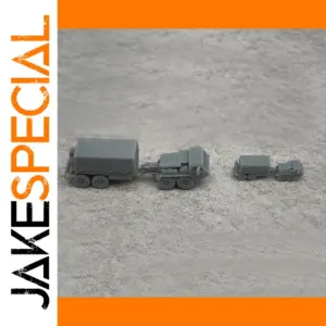 Uncolored Resin M977 Military Truck Models Set