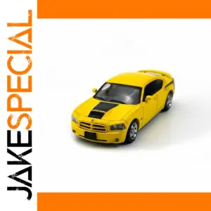 Vibrant Yellow Dodge Charger 08 R/T Super Bee Model