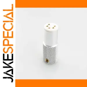 24k Gold-Plated 5-Pin DIN Connector for Audio