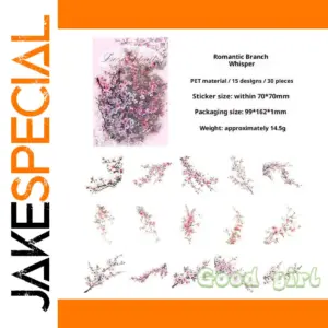 Vintage Plant Stickers Set for Crafts