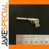 1/6 Scale Alloy Pistol for Action Figures