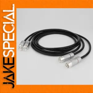 Premium Silver XLR Audio Cable for High-Fidelity Sound