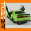 Green Dodge Challenger SRT Hellcat Diecast Model