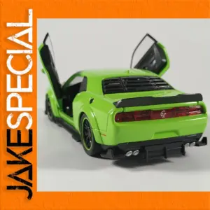 Green Dodge Challenger SRT Hellcat Diecast Model