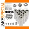 Set of 100 Miniature Ball Bearings 2x5x2.5mm to 4x8x3mm