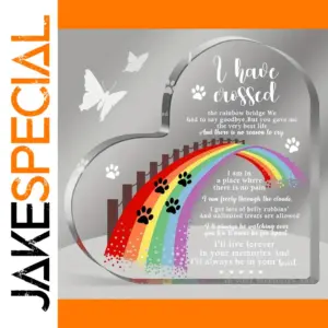 Rainbow Bridge Pet Memorial Plaque