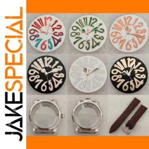 Vibrant 33.2mm Enamel Watch Dial for NH35/NH36