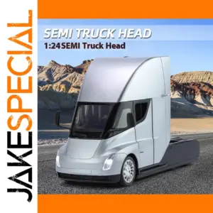 1/24 Metal Semi-Truck Head Model for Collection