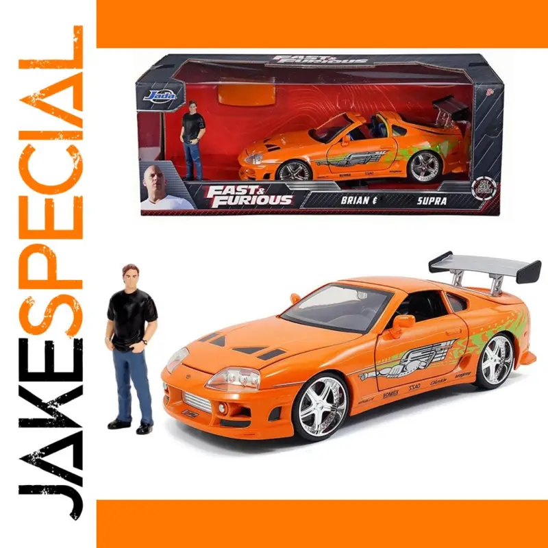 The Iconic 1995 Toyota Supra 1/24 Diecast Model in Vibrant Orange 1 d321abac1b0943d792e86eb5 product image