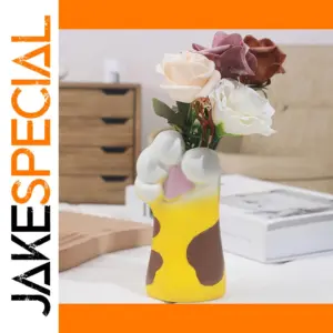 Resin Hand Vase - Artistic Cat Paw Design
