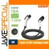 WUFEN 3m Type2 to GBT EV Charging Cable