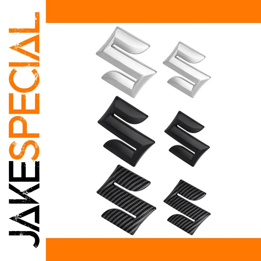 Suzuki Car Emblem Set - Large & Small Sizes 1 Suzuki Car Emblem Set - Large & Small Sizes