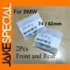 BMW Emblems Set 82mm & 74mm Reflective Metal