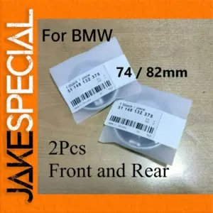 BMW Emblems Set 82mm & 74mm Reflective Metal