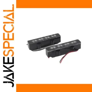 Black Ceramic Jazz Bass Pickup Set for Precision