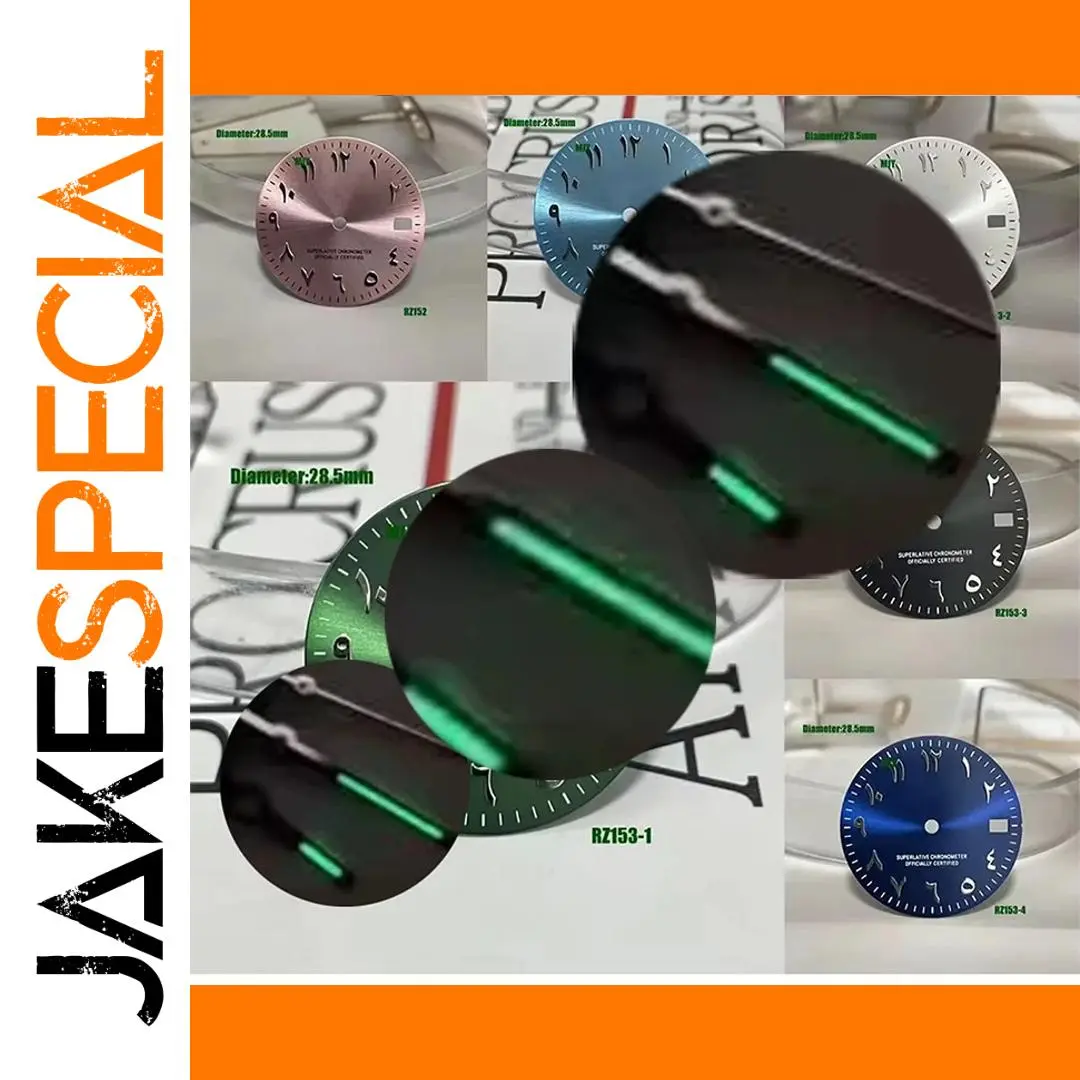 28.5mm NH35/NH36 Watch Dial with Arabic Numerals 1 28.5mm NH35/NH36 Watch Dial with Arabic Numerals