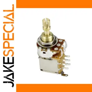 Push-Push Guitar Potentiometer with 500K Ohm 3/8" Shaft