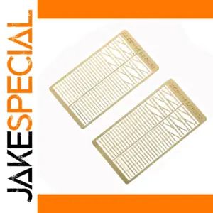 Brass Railing Post Etching Sheets for 1/72 Scale Models