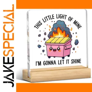 Whimsical Desk Decor with Motivational Message