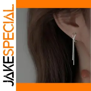 Sterling Silver Tassel Earrings for Women