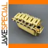 Gold Stratocaster Tremolo Bridge with Brass Block