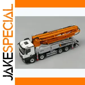 1/50 Scale Die-Cast Concrete Pump Truck Model