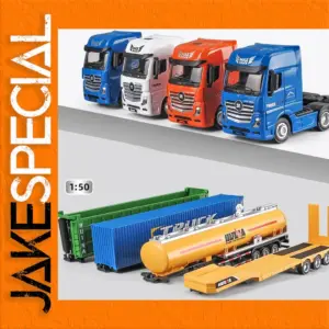 Vivid 1:50 Scale Alloy Transport Truck Set