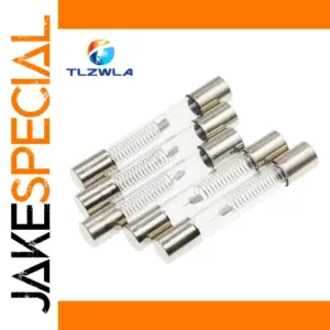 High-Voltage Glass Tube Fuse 6x40mm Set of 5