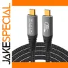 Thunderbolt 5 Cable 80Gbps Data & 120Gbps Video