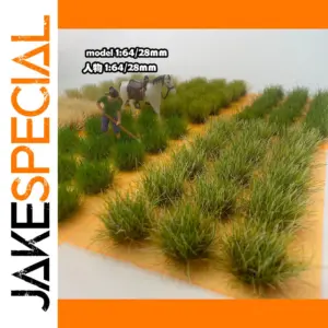 Miniature Grass Tufts Set for Model Scenes
