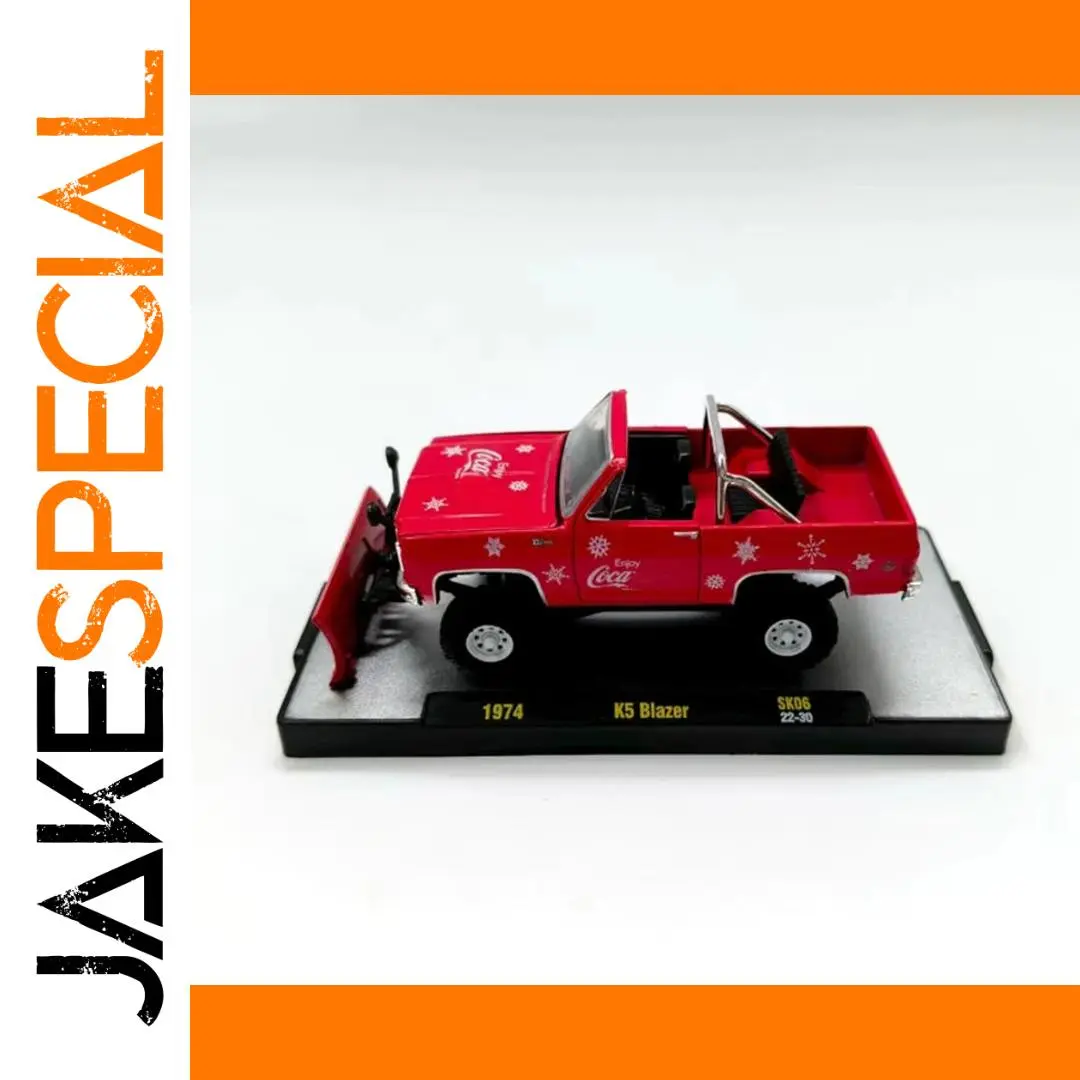 Vibrant Red 1974 K5 Blazer Diecast Model 1 Vibrant Red 1974 K5 Blazer Diecast Model